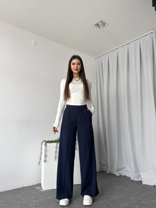 Kadın Lacivert Premium Pantolon