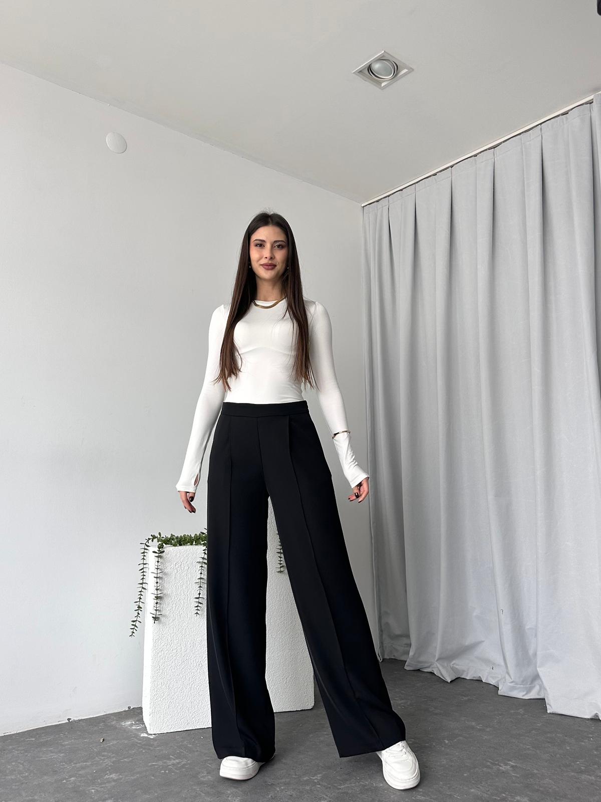 Kadın Siyah Premium Pantolon - Görsel 3
