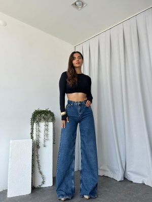 Kadın  Vintage Plazzo Jean