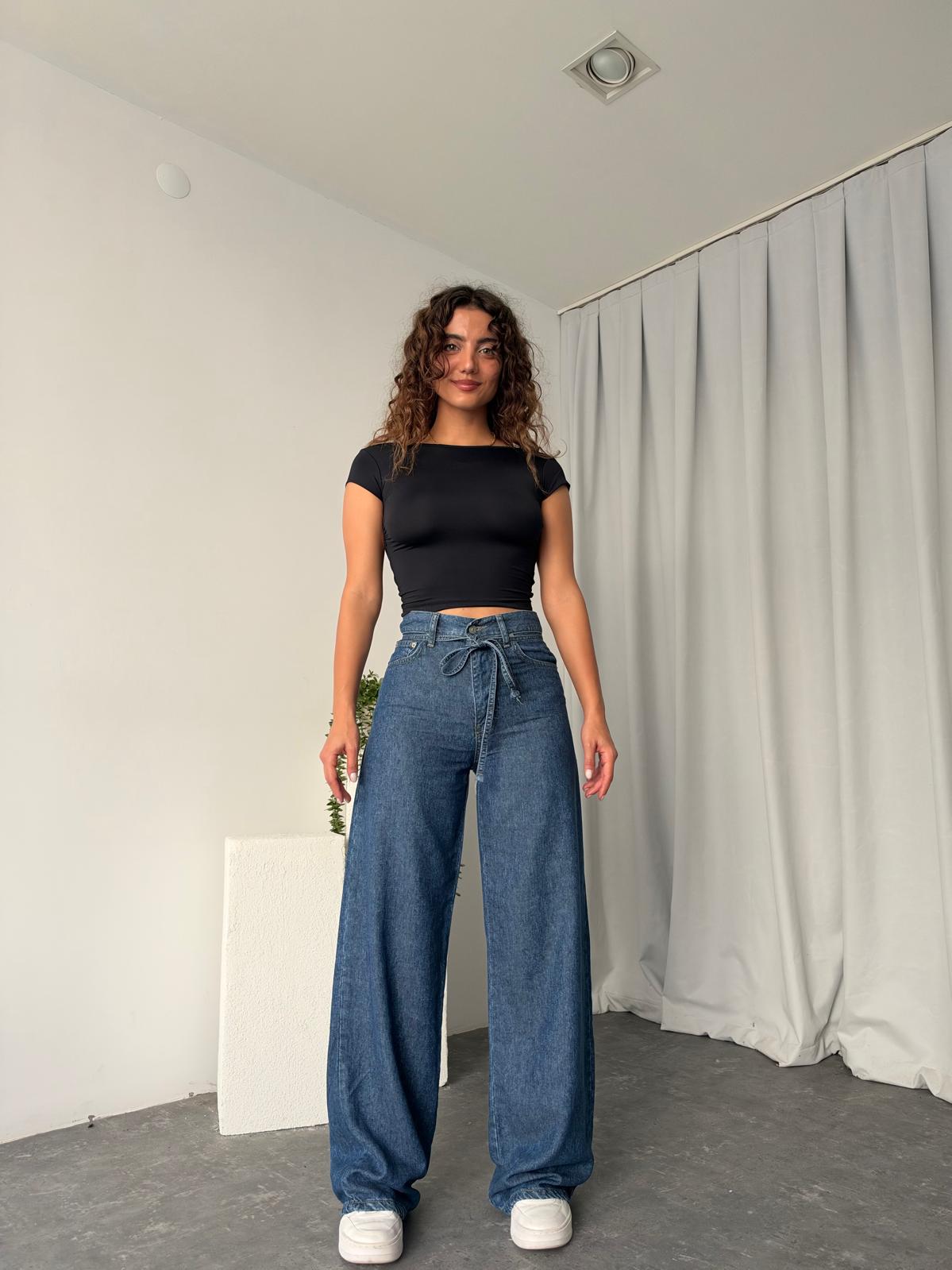 Orijinal Marka Bağlamalı Jean